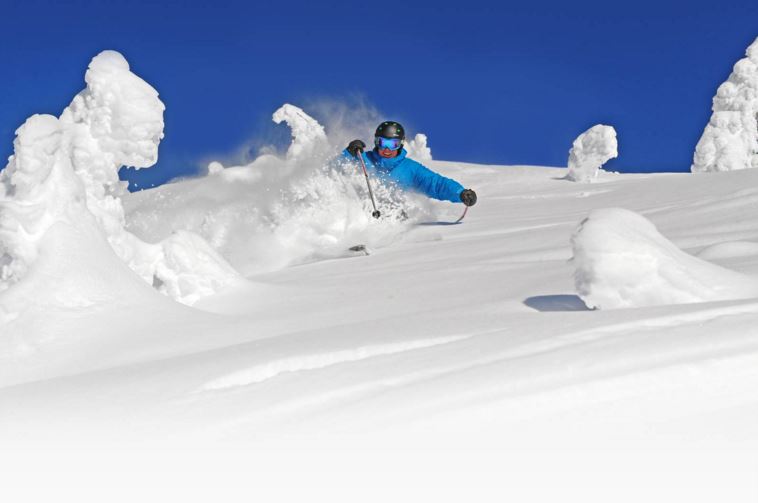 Big White among the snow ghosts