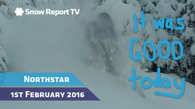 Northstar Snow Report - Feb 1st 2016