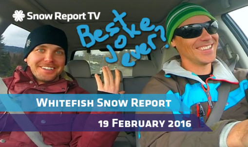 Whitefish Mountain Resort Snow Report - February 19th 2016